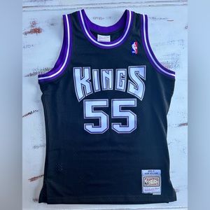 Jason William NBA Sacramento Kings Black Mitchell & Ness Jersey - Size M
